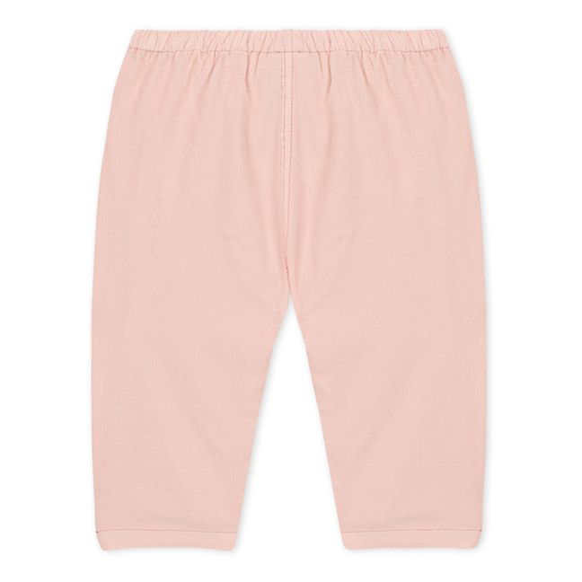 Caramba Organic Cotton Velour Trousers | Pink