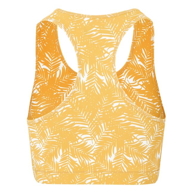 Palm Crop Top | Yellow