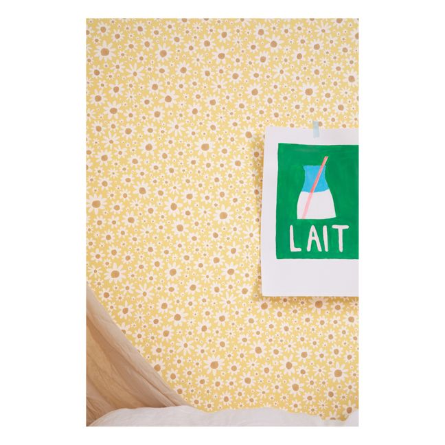 Lucette Wallpaper Roll | Zitronengelb