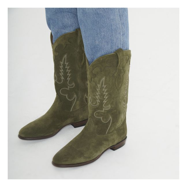 Botas Midnight Daim | Verde Kaki