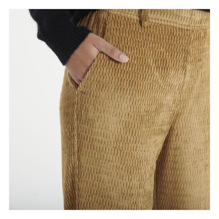 Pantalon Vischio Velours Côtelé | Tabac- Image produit n°2