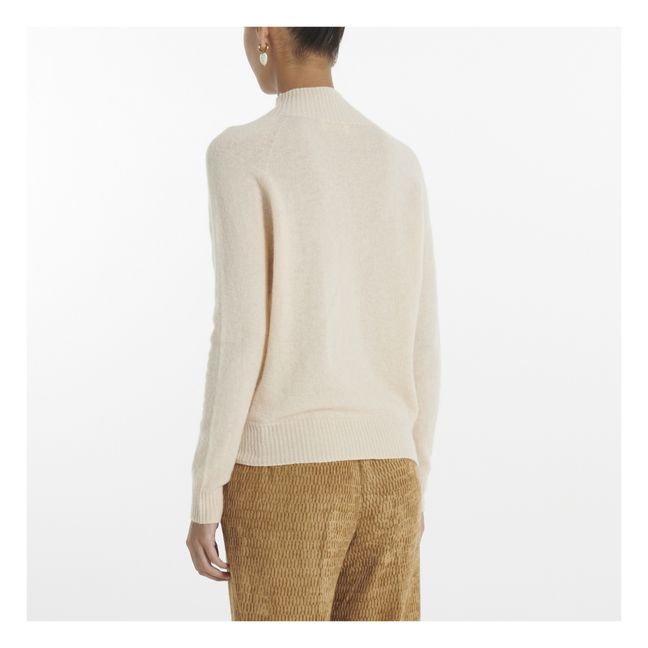 Garofano Merino Wool and Mohair Jumper | Powder