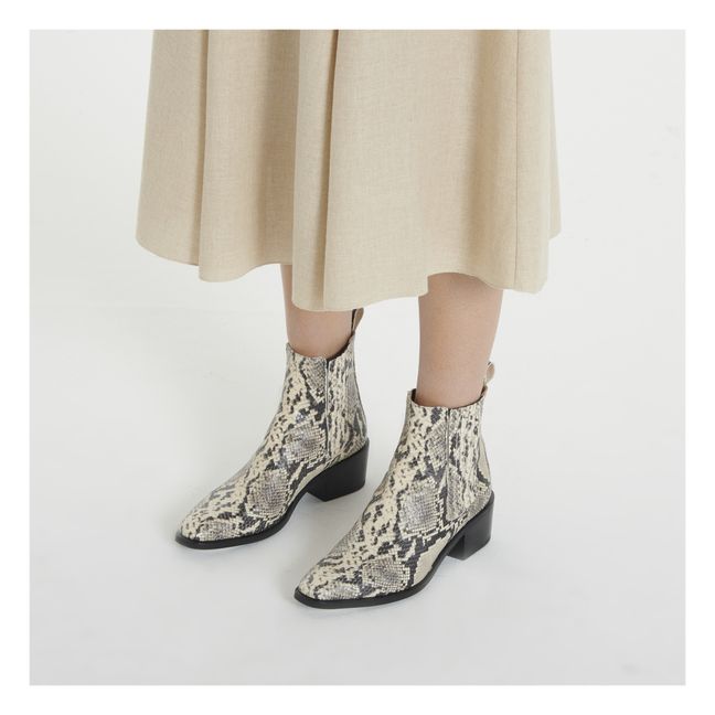 Stivali, modello: Diane Python | Bianco