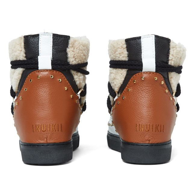 Curly Rock Fur-Lined Boots | Cream