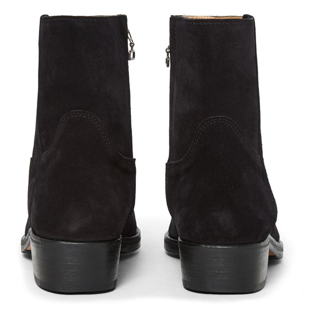 Clint Suede Boots | Negro
