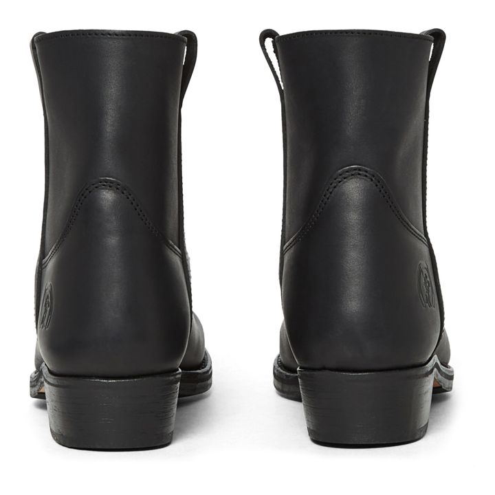 Tiers Gardian Oiled Leather Boots | Nero- Immagine del prodotto n°3