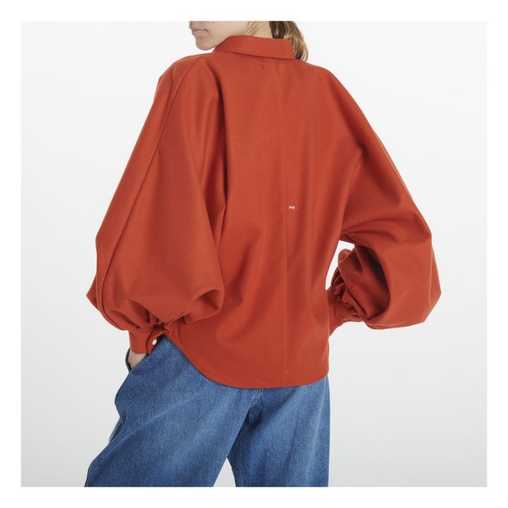 Claire Overshirt | Naranja- Imagen del producto n°7
