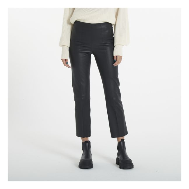 Florentina Leather Trousers | Negro