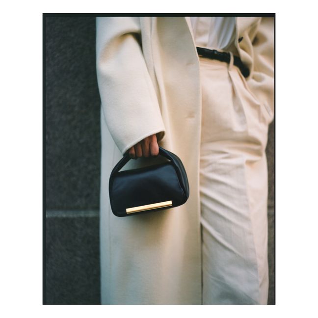 Lisbon Leather Mini Bag | Schwarz