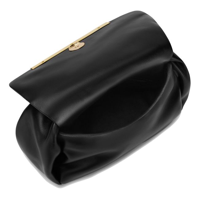Lisbon Leather Mini Bag Negro