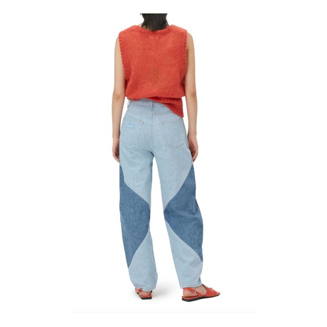 Jeans Cutline Bio-Baumwolle | Hellblau