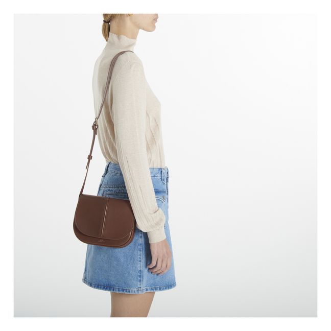 Tasche Betty aus Leder | Haselnussbraun