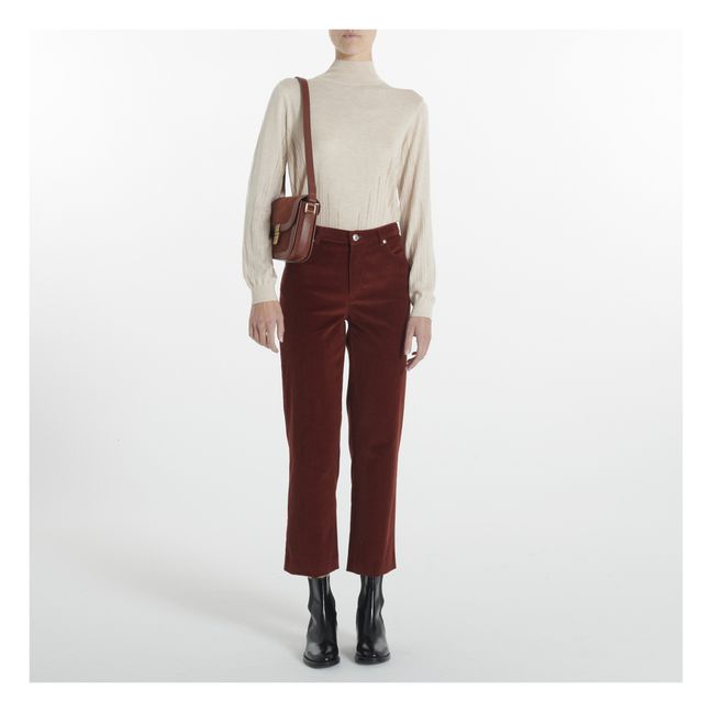 New Sailor Corduroy Jeans | Terracotta