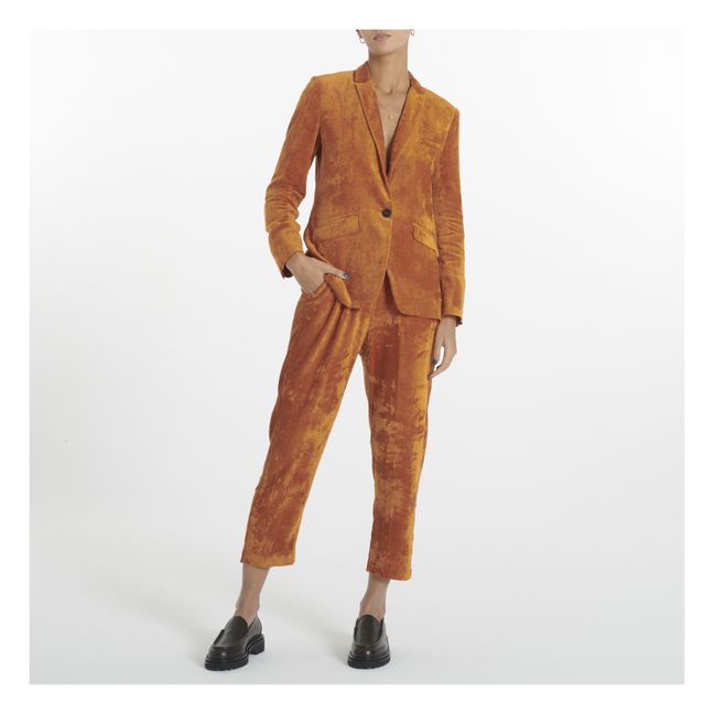 Flowy Corduroy Trousers | Arancione