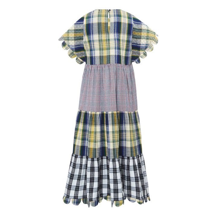 Nickeline Checked Dress | Blu marino- Immagine del prodotto n°5