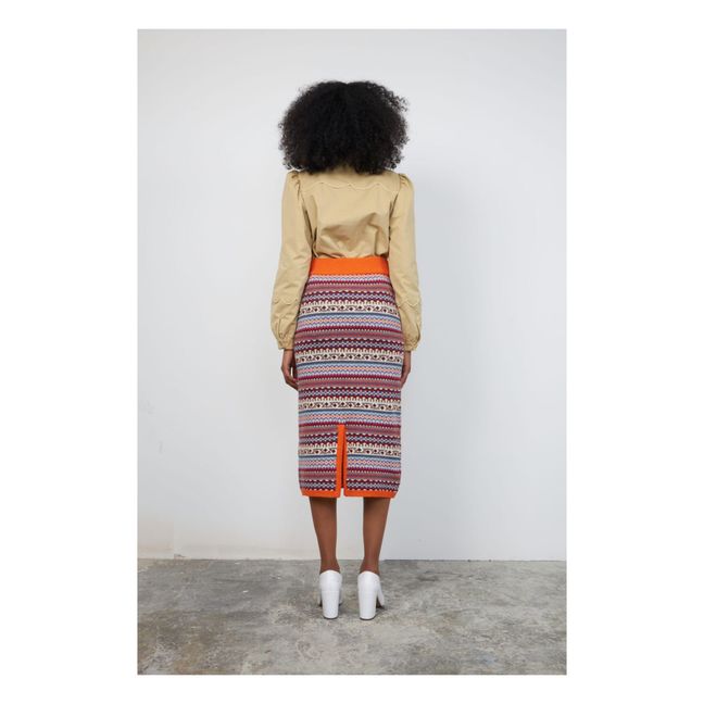 Margritte Woollen Skirt | Naranja