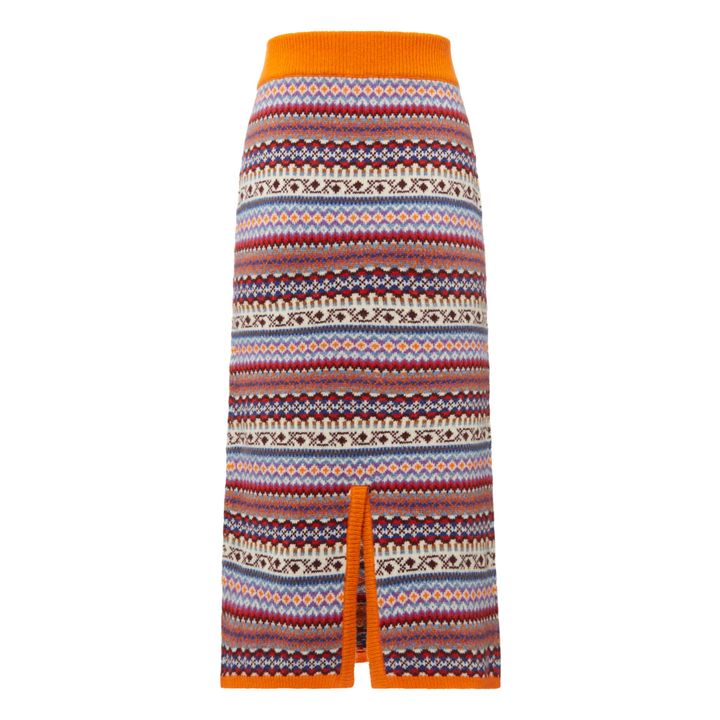 Margritte Woollen Skirt | Orange- Produktbild Nr. 5