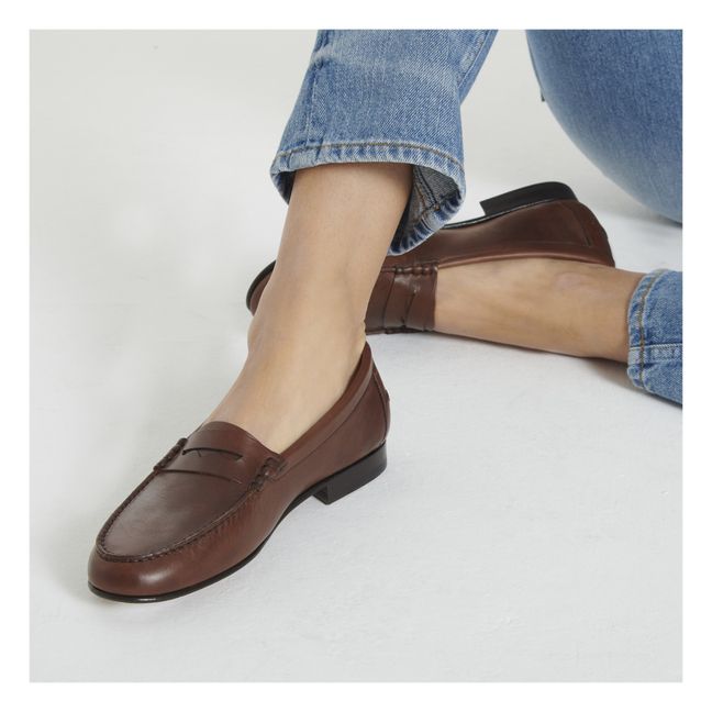 Eton Leather Loafers | Marrone