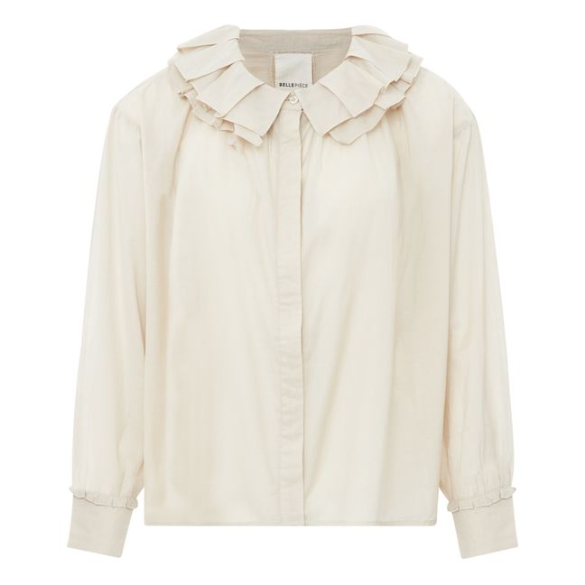 Louisiane Silk and Cotton Shirt | Ecru