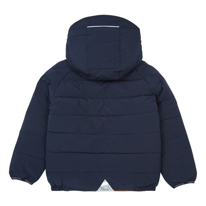 Recycled Reversible Down Jacket | Azul Marino- Imagen del producto n°2