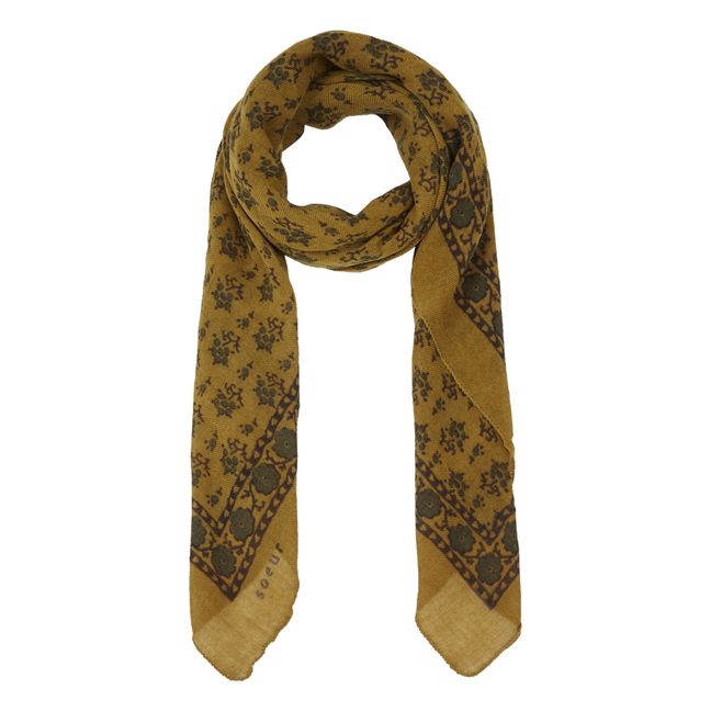 Classic Wool Scarf | Bronce