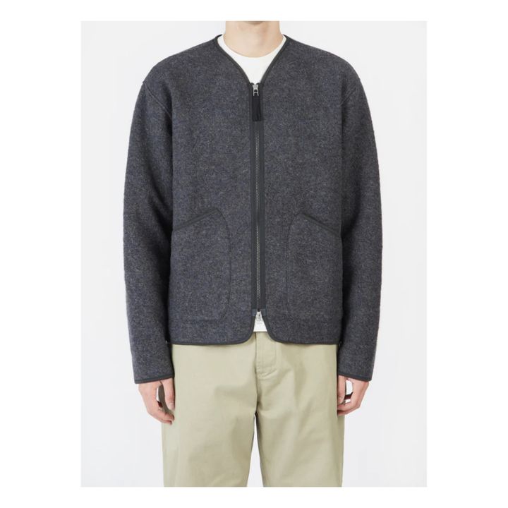 Liner Woollen Jacket | Gris Antracita- Imagen del producto n°1