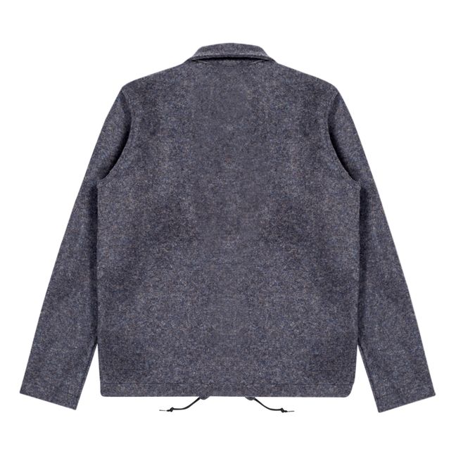 Porto Woollen Jacket | Charcoal grey