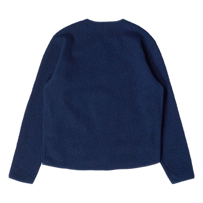 Liner Woollen Jacket | Navy
