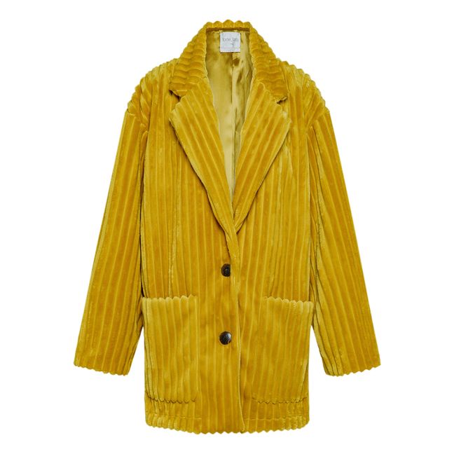 Corduroy Jacket | Yellow