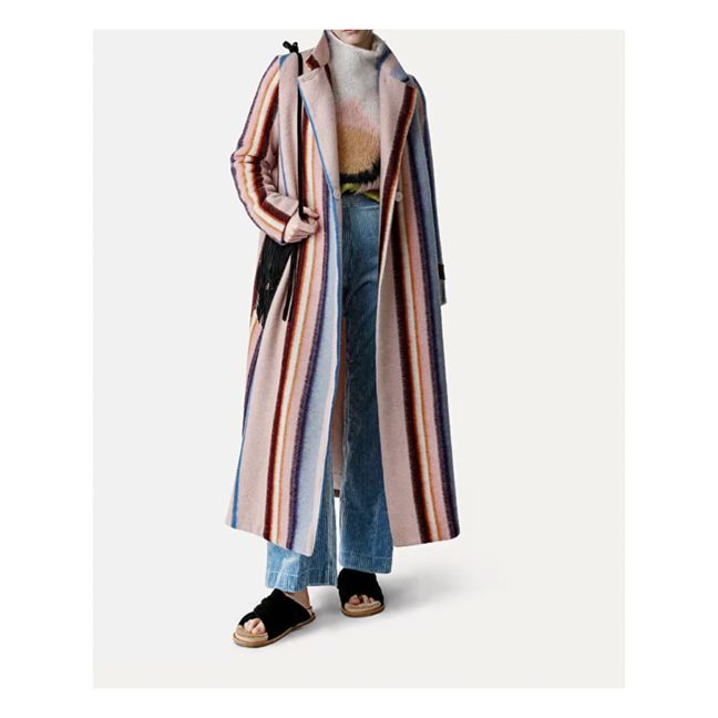 Pantalon Flare Velours Côtelé  | Bleu