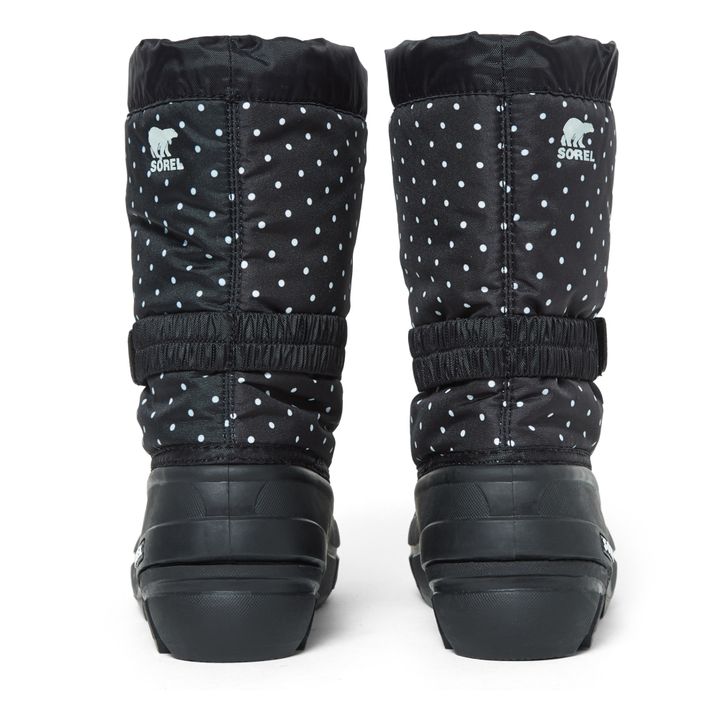 Flurry Print Fur-Lined Boots  | Black- Product image n°2