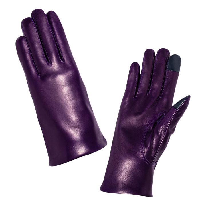 Acheter Gants femme Plus cachemire en cuir véritable solide épais chaud  gants en cuir de mouton gants de Protection papillon décoration ST029