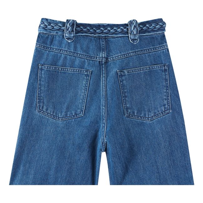 Jeans mit hoher Taille aus Bio-Baumwolle - Damenkollektion  | Denim