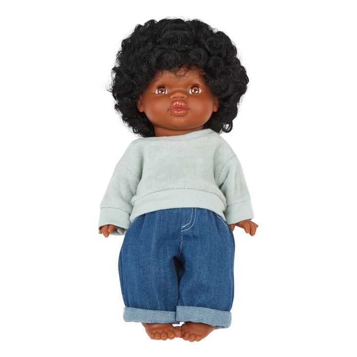Boyfriend Jeans and Terry Cloth Sweatshirt for Gordis Dolls | Blue- Product image n°1