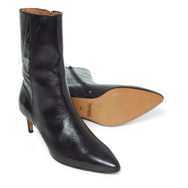 Botines esmaltados Maggi | Negro