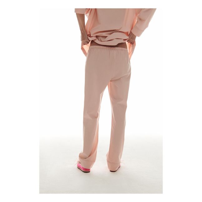 Pantalon de Pyjama Reese Coton Bio | Rose pâle