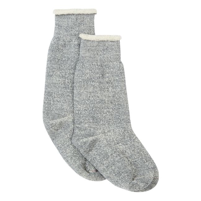 Organic Cotton and Merino Speckled Socks | Grey
