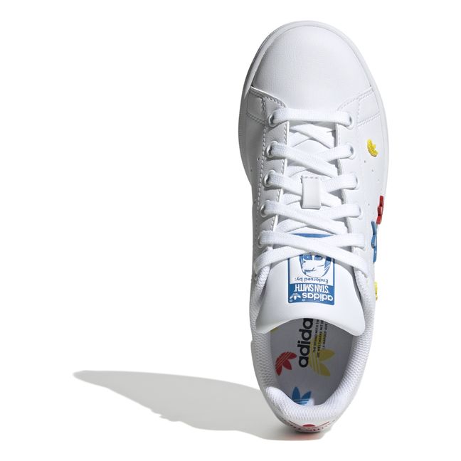 Stan Smith Lace-Up Logo Sneakers | White