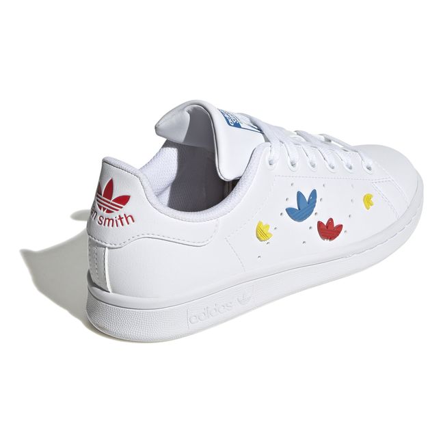 Stan Smith Lace-Up Logo Sneakers | Bianco