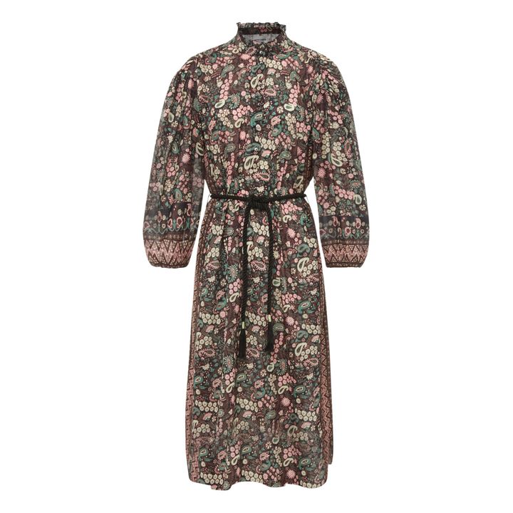 Helena Cotton Voile Dress | Schwarz- Produktbild Nr. 0