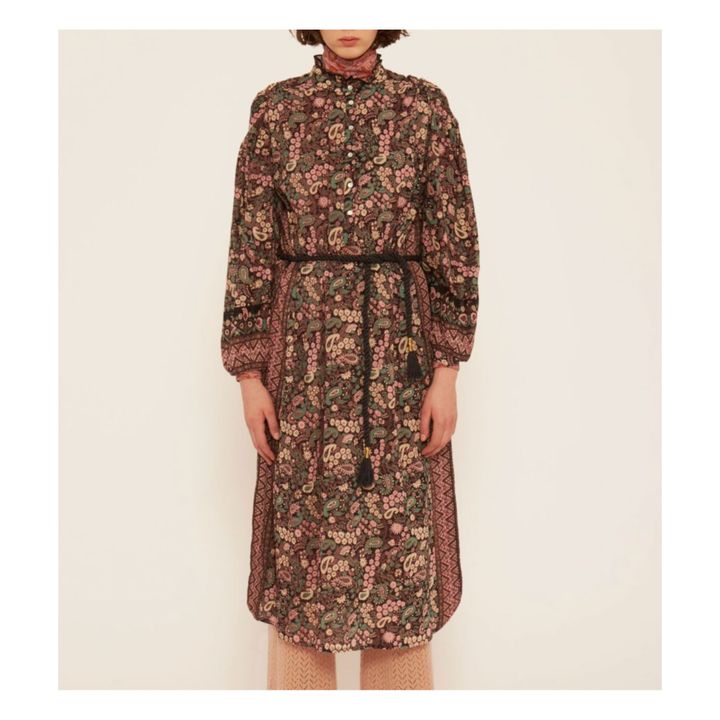 Helena Cotton Voile Dress | Schwarz- Produktbild Nr. 1