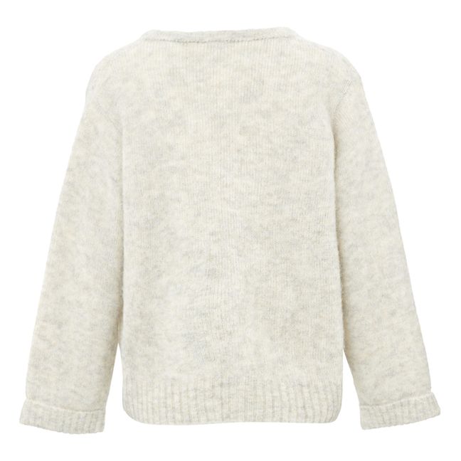 East Mid-Length Button-Up Alpaca Wool Cardigan | Empolvado