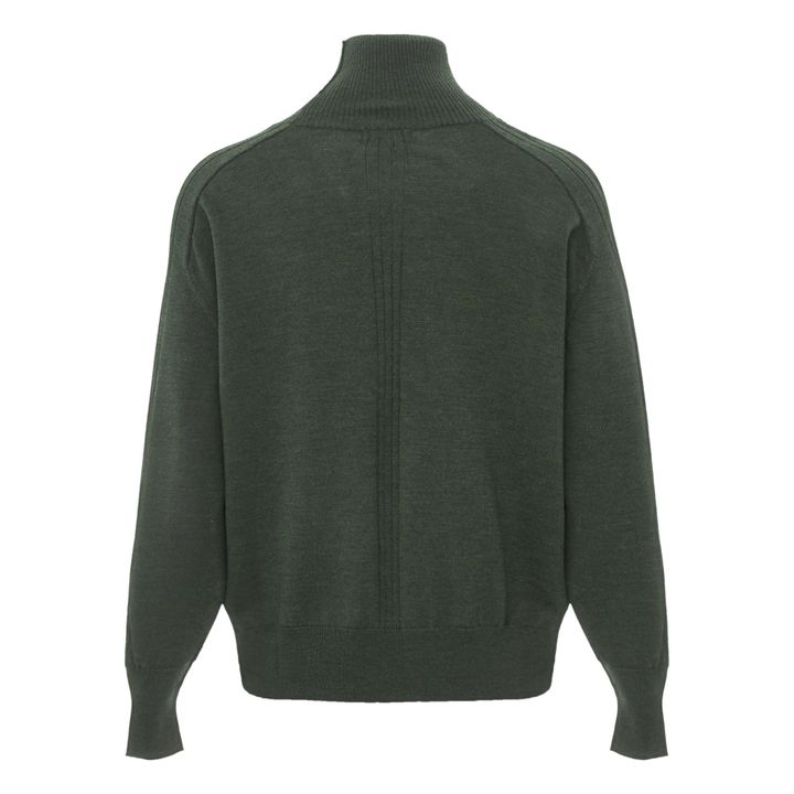 Nord Fine Merino Wool Jumper | Verde militare- Immagine del prodotto n°4