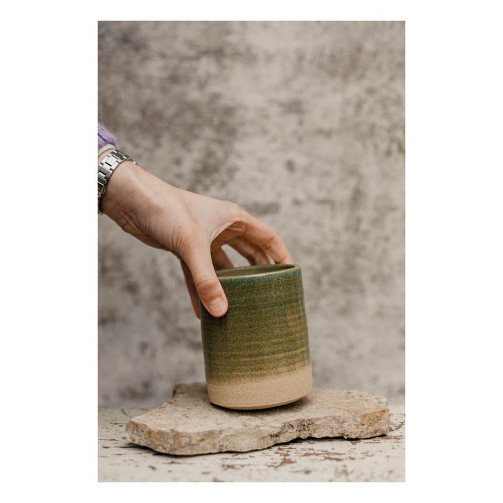 Candela, modello: Suzanne, cedro del Libano - 240 g | Verde- Immagine del prodotto n°4