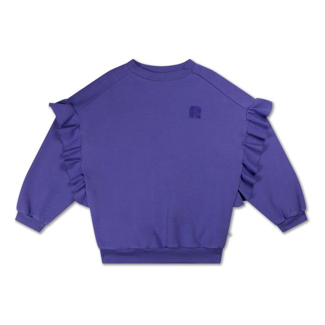 Frill Sweatshirt | Purple