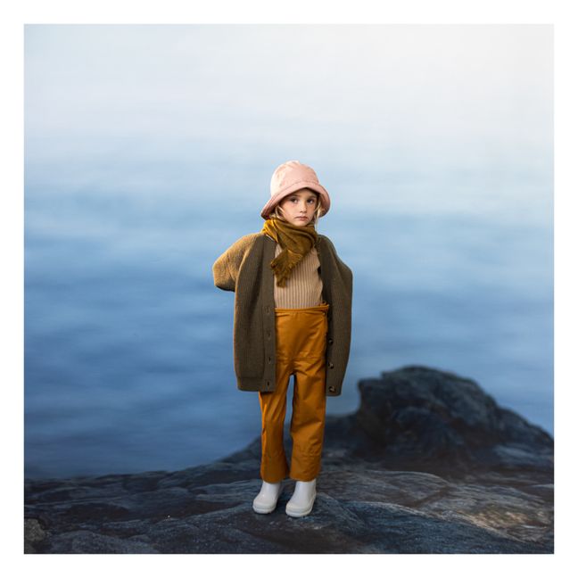 Recycled Polyester Waterproof Trousers | Kamelbraun