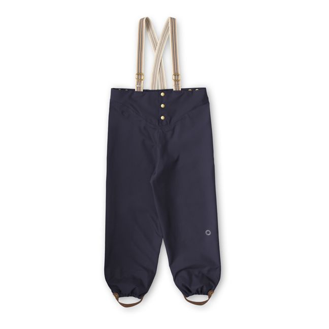 Recycled Polyester Waterproof Trousers | Indigo blue