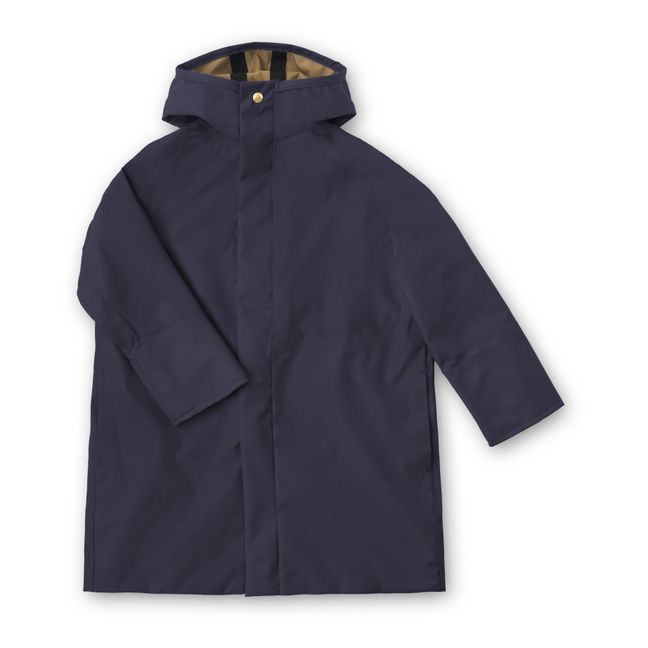Mackintosh Recycled Polyester Rain Jacket | Navy blue