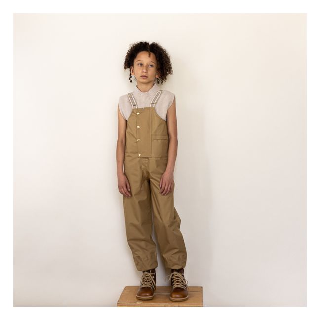 Recycled Polyester Overalls | Sand