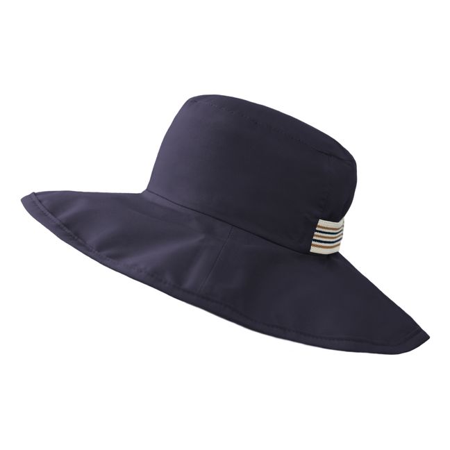 Recycled Polyester Waterproof Hat | Indigo blue